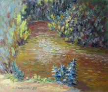 The stream flows