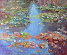 Water Lilies in the Pond